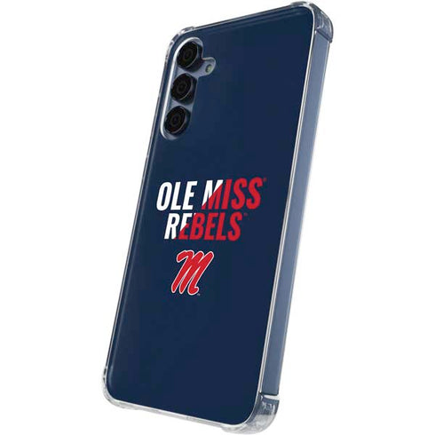 University of Mississippi Ole Miss Rebels Galaxy A35 5G Clear Case